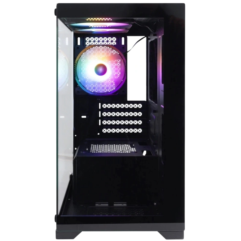 Компьютерный корпус 1STPLAYER MIKU Mi2 LED Black (FP_Mi2-BK-3F1)