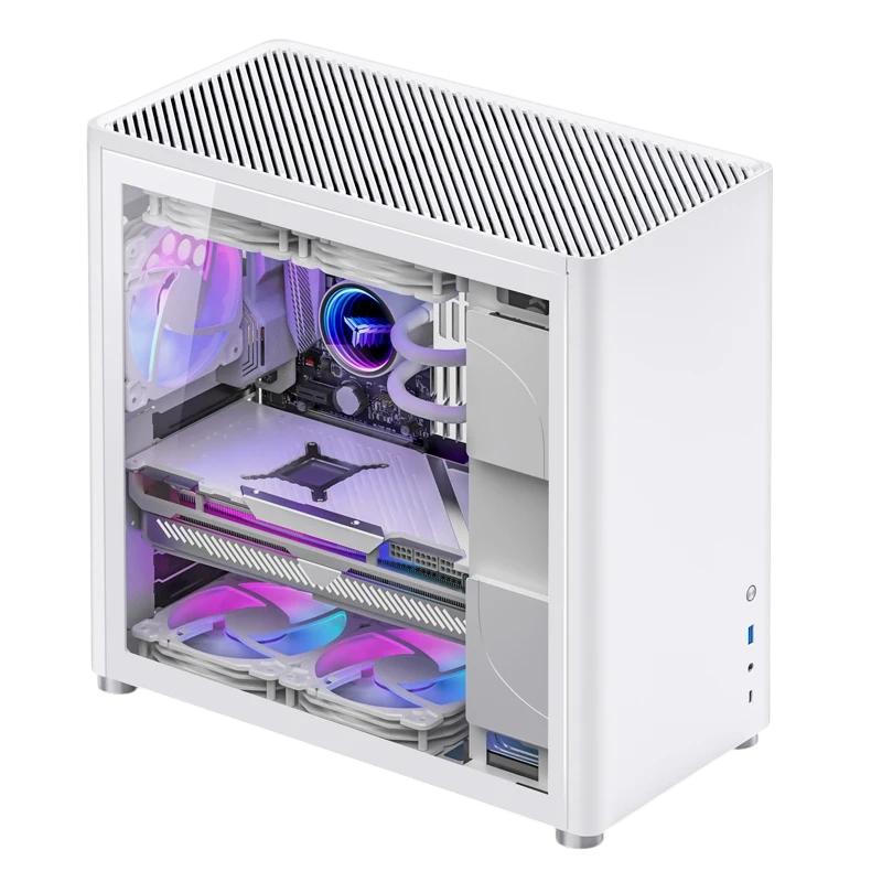 Компьютерный корпус JONSBO D40 TG White