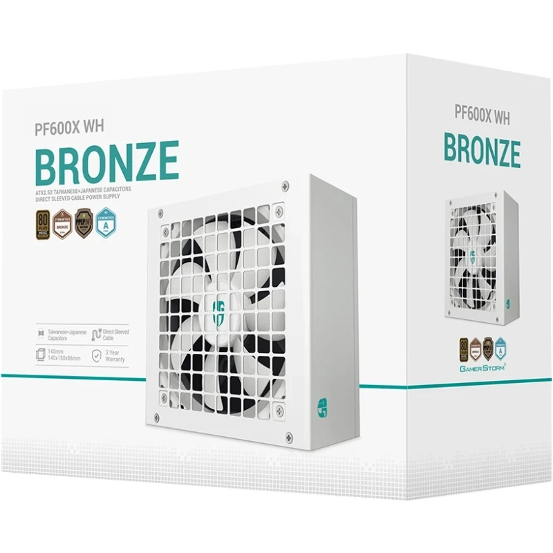 Блок питания Deepcool 600W GAMERSTORM PF600X WH White документация