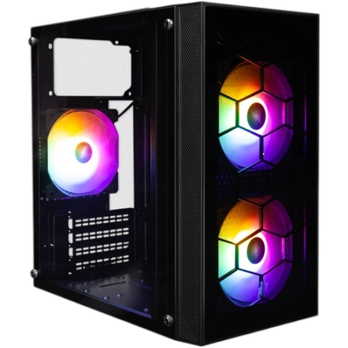 Компьютерный корпус 1STPLAYER FIREBASE X1 LED Black (X1-BK-3F1)