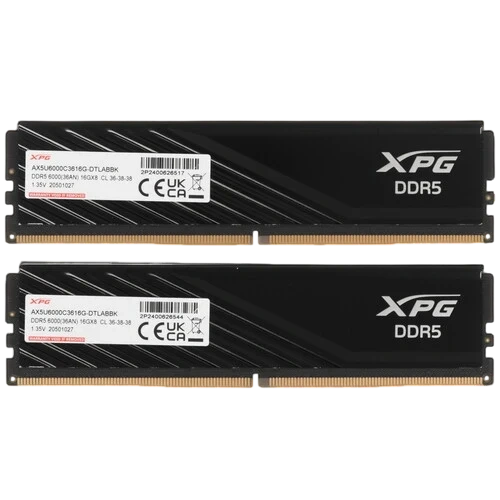 Оперативная память 32 Gb 6000 MHz ADATA XPG LANCER Blade (AX5U6000C3616G-DTLABBK)