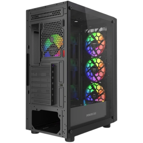Компьютерный корпус Powercase Mistral EA16 TG FRGB Black (CMAEA16-L4)