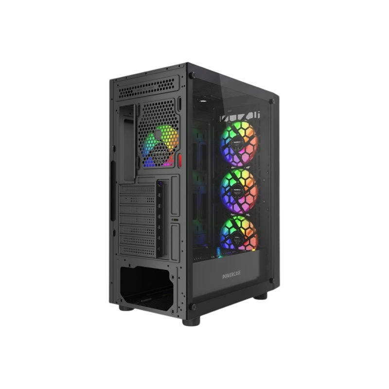 Компьютерный корпус Powercase Mistral EA16 TG FRGB Black (CMAEA16-L4)