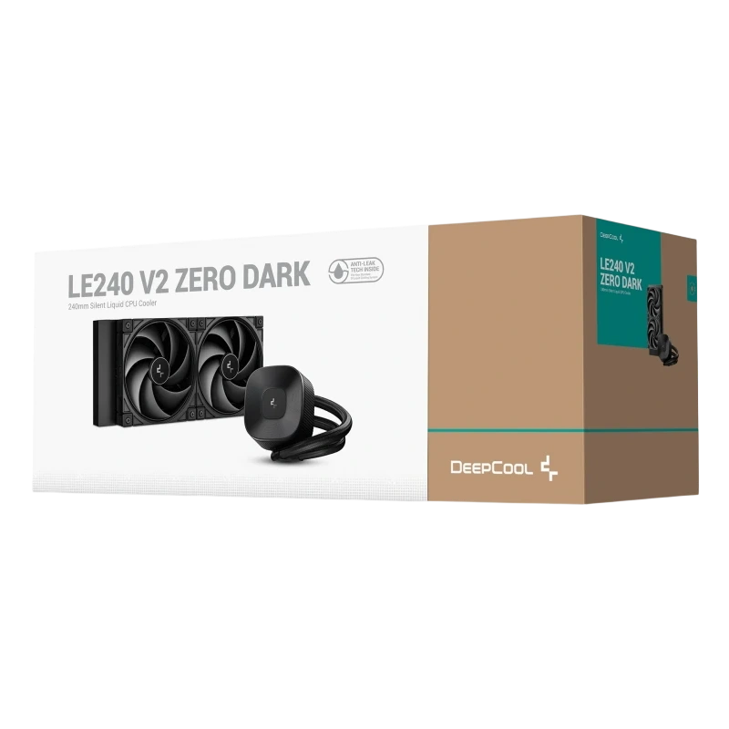 Система жидкостного охлаждения для процессора Deepcool LE240 V2 ZERO DARK