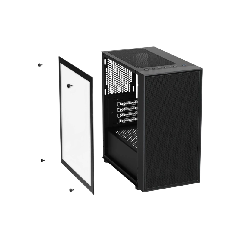 Компьютерный корпус XASTRA A305M TG 3FRGB Black (A305M-2FC14F-1FC12F)