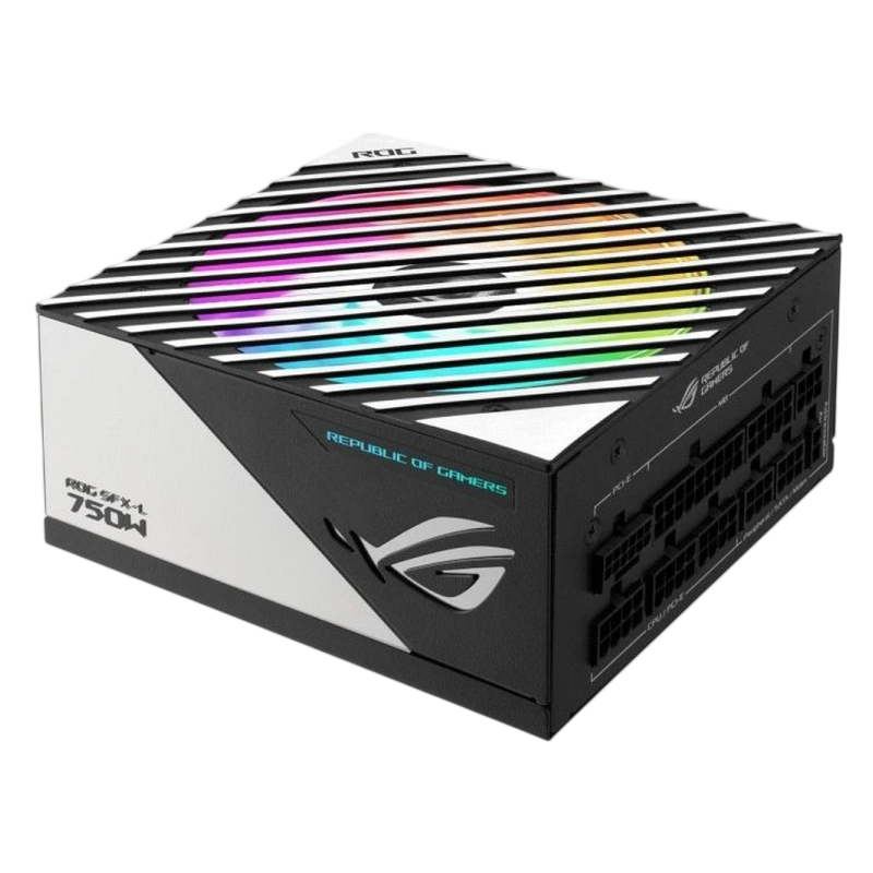 Блок питания ASUS 750W ROG-LOKI-750P-SFX-LGAMING (90YE00N4-B0NA00) 16 Pin (PCIe 5.0 Connector Cable Details) адаптер SFX-ATX, комплект кабелей