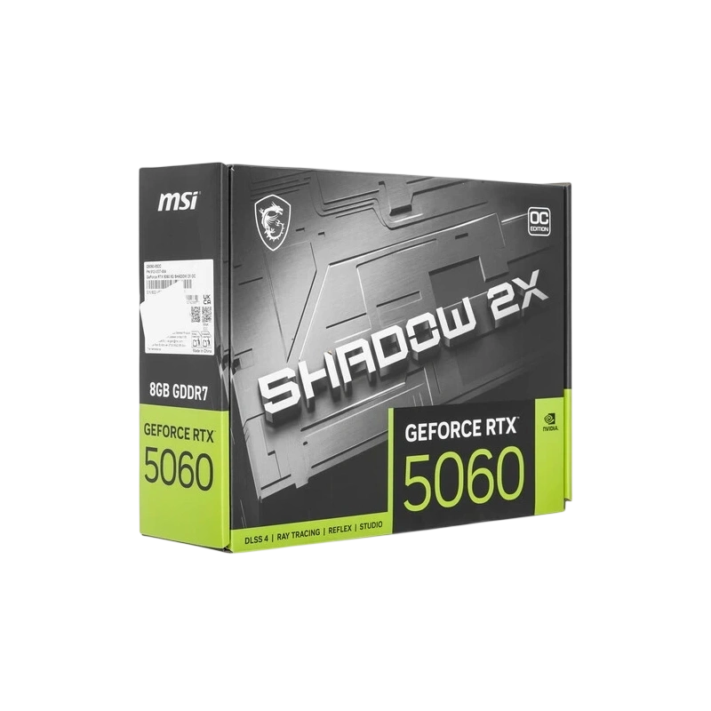 Видеокарта MSI (G5060-8S2CM) GeForce RTX 5060 8G SHADOW 2X OC MAX