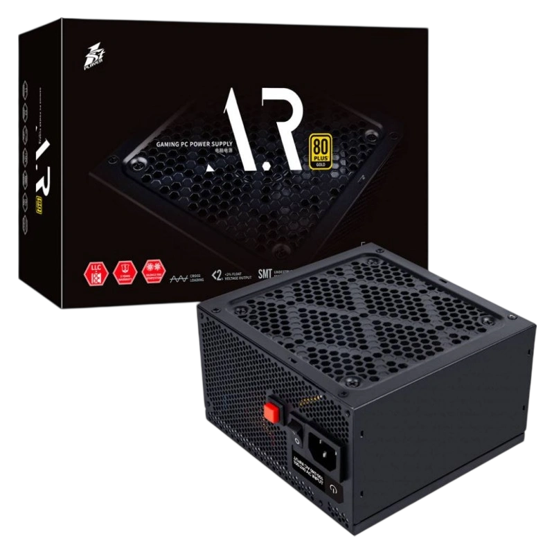 Блок питания 1STPLAYER 750W AR Black (PS-750AR)