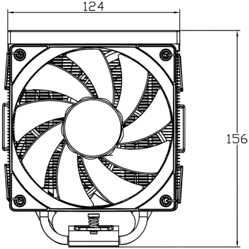 Кулер для процессора Thermalright Burst Assassin 120 Vision White (TRBA120VW)