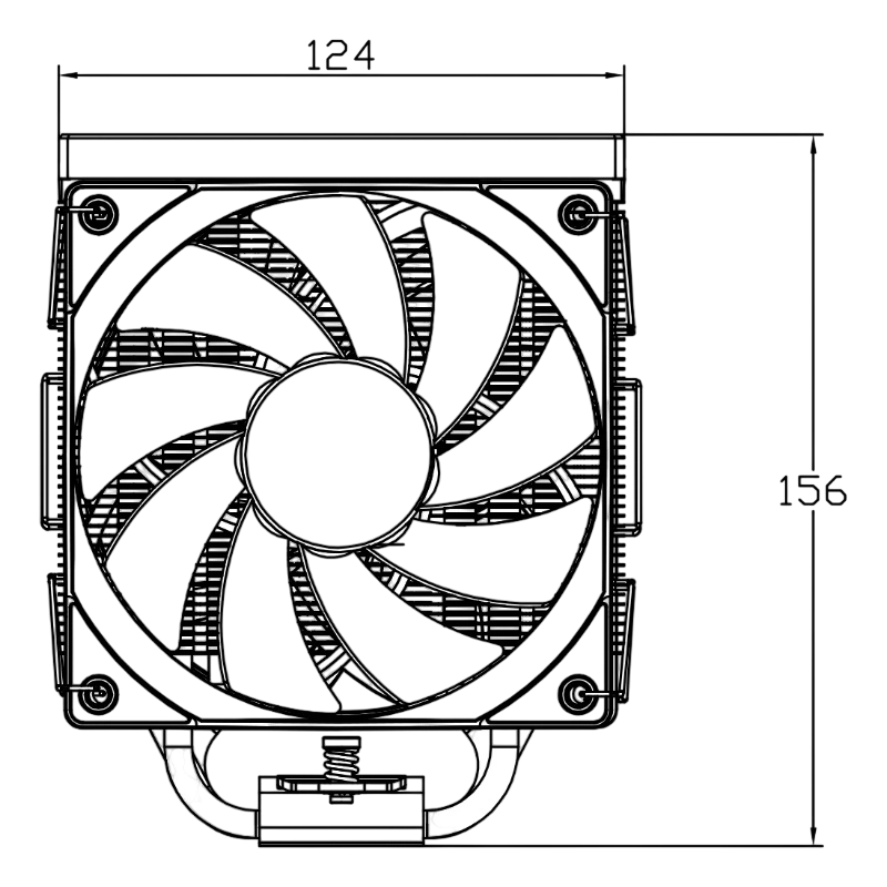 Кулер для процессора Thermalright Burst Assassin 120 Vision White (TRBA120VW)