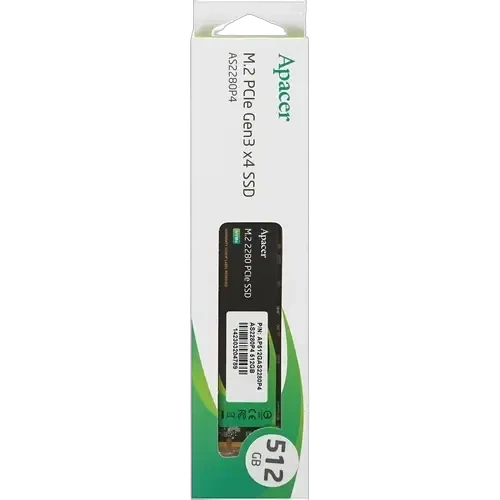 Твердотельный накопитель Apacer 512 Gb AS2280P4 (AP512GAS2280P4-1) BOX