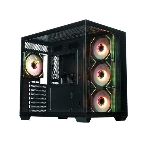 Компьютерный корпус XASTRA QW500 4ARGB-C10-UC Black (QW500-4FM12A-C10-UC)