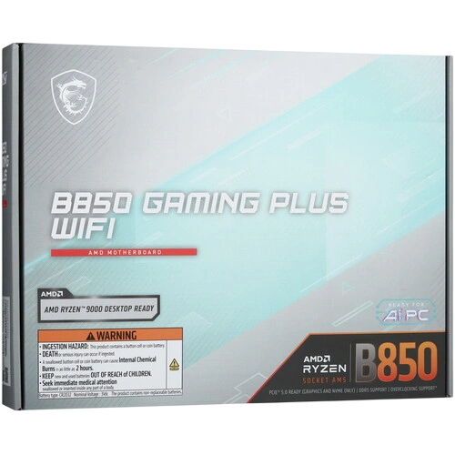 Материнская плата MSI B850 GAMING PLUS WIFI
