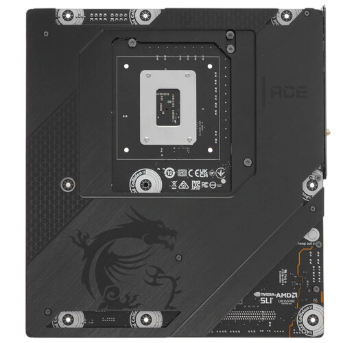 Материнская плата MSI MEG Z690 ACE 4 x кабель SATA, USB Flash с ПО, антенна Wi-Fi, документация, кабель mini DisplayPort - DisplayPort x2, кисточка, комплект наклеек, отвертка, удлинитель для ARGB, удлинитель для RGBещё