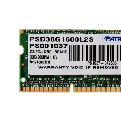 Оперативная память 8 Gb 1600 MHz PATRIOT SL (PSD38G1600L2S)