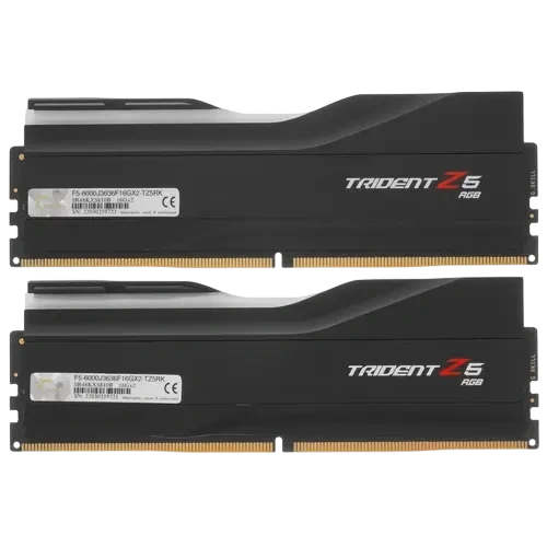 Оперативная память 32 Gb 6000 MHz G.Skill TRIDENT Z5 RGB Black (F5-6000J3636F16GX2-TZ5RK)