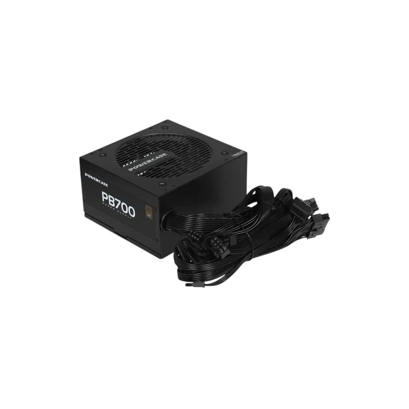 Блок питания Powercase 700W PB700 Black (PS-700B-DC) документация, комплект крепежа