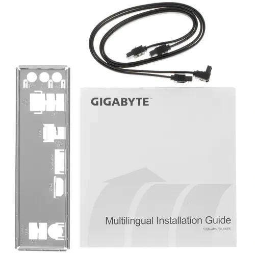 Материнская плата Gigabyte B760 DS3H DDR4 2 x кабель SATA, документация, задняя планка