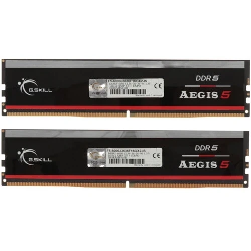 Оперативная память 32 Gb 6000 MHz G.Skill AEGIS 5 (F5-6000J3636F16GX2-IS)
