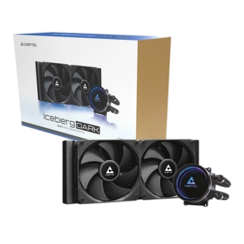 Система жидкостного охлаждения для процессора Chieftec ICEBERG 240 ARGB Pump Dark (CLC-240-BLK)