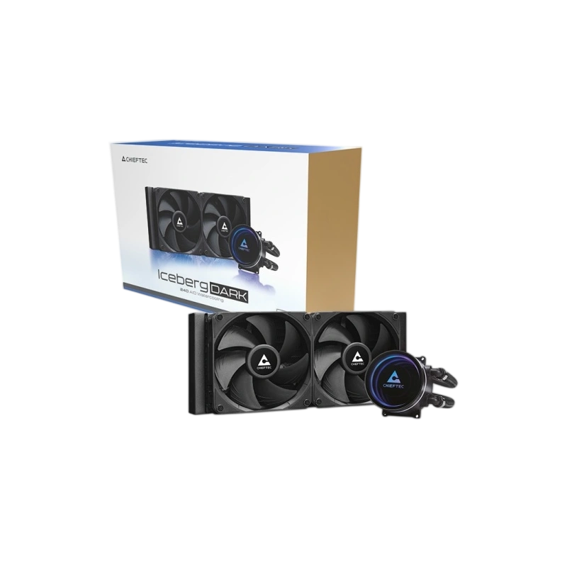 Система жидкостного охлаждения для процессора Chieftec ICEBERG 240 ARGB Pump Dark (CLC-240-BLK)