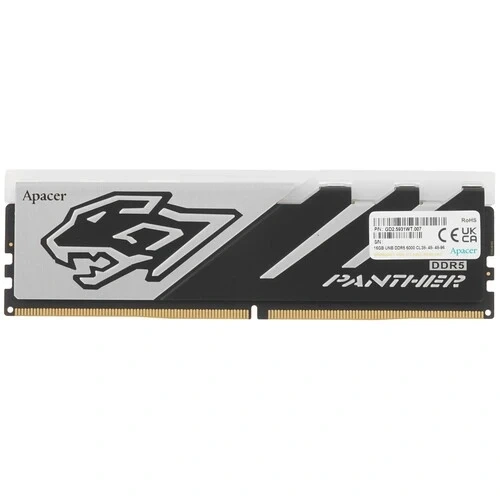 Оперативная память 16 Gb 6000 MHz Apacer Panther RGB OC Black/White (AH5U16G60C6229BAA-1)