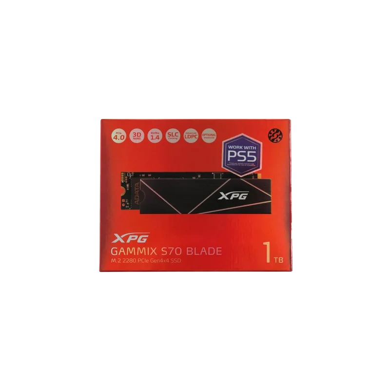 Твердотельный накопитель ADATA XPG 1000 Gb XPG GAMMIX S70 BLADE (AGAMMIXS70B-1T-CS)