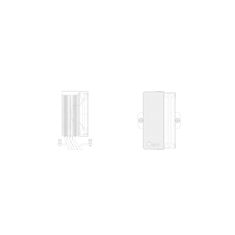 Кулер для процессора Ocypus Lota A40 WH Digital White (Iota-A40-WH1NNWD00X-GL)