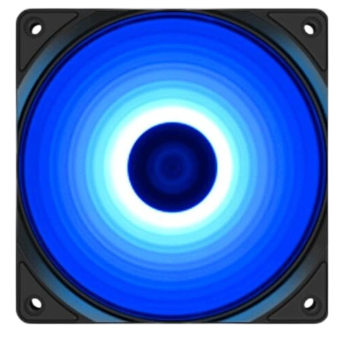 Вентилятор для корпуса Deepcool RF120B LED Blue DP-FLED-RF120-BL документация, комплект крепежа