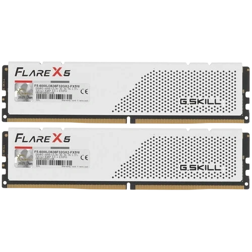Оперативная память 64 Gb 6000 MHz G.Skill FLARE X5 White (F5-6000J3636F32GX2-FX5W)