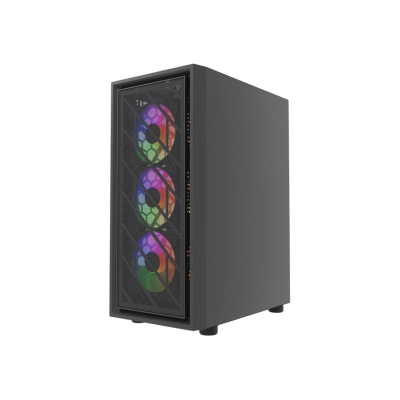 Компьютерный корпус Powercase Mistral EA16 TG FRGB Black (CMAEA16-L4)