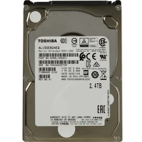 Жесткий диск Toshiba 2400 Gb ENTERPRISE PERFOMANCE (AL15SEB24EQ)