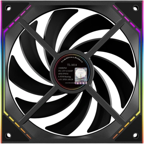 Вентилятор для корпуса Thermalright TL-M14 ARGB Black (TRTLM14)