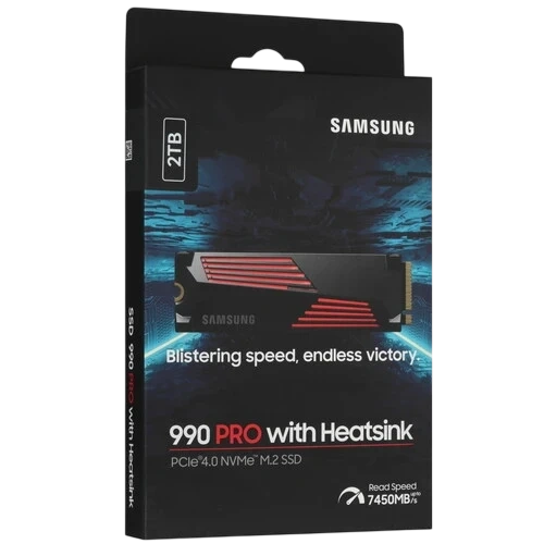 Твердотельный накопитель Samsung 2000 Gb 990 PRO (MZ-V9P2T0CW) BOX