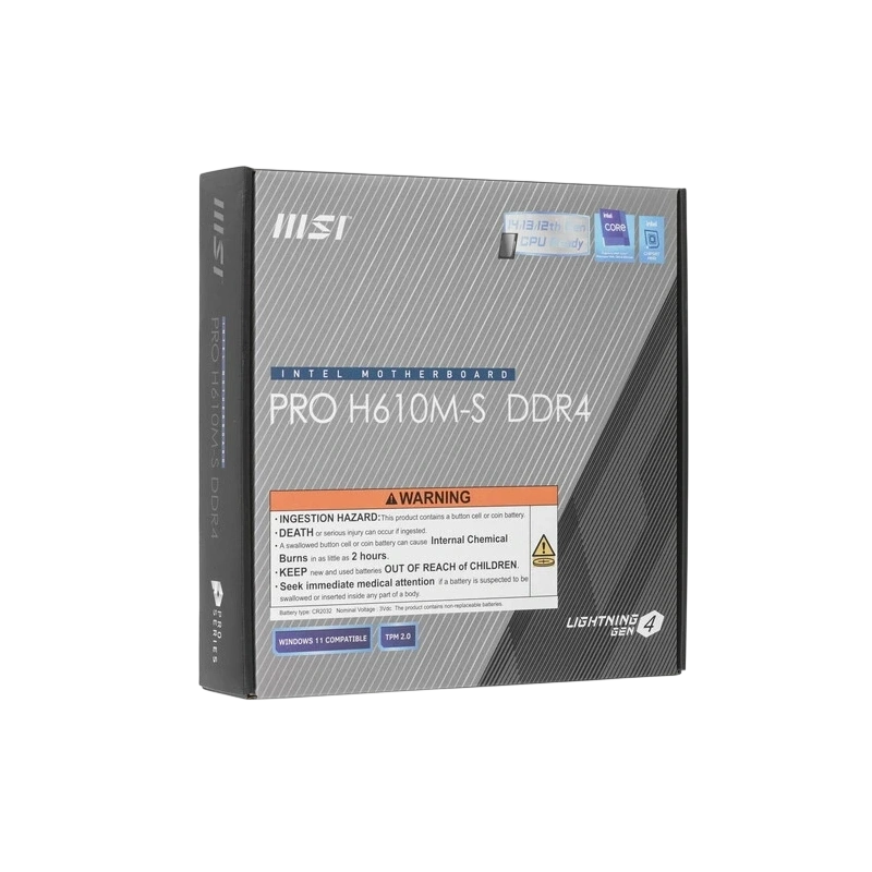 Материнская плата MSI PRO H610M-S DDR4