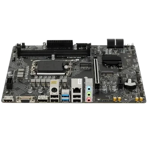 Материнская плата MSI PRO H610M-G 2 x кабель SATA, диск с ПО, документация, задняя планка