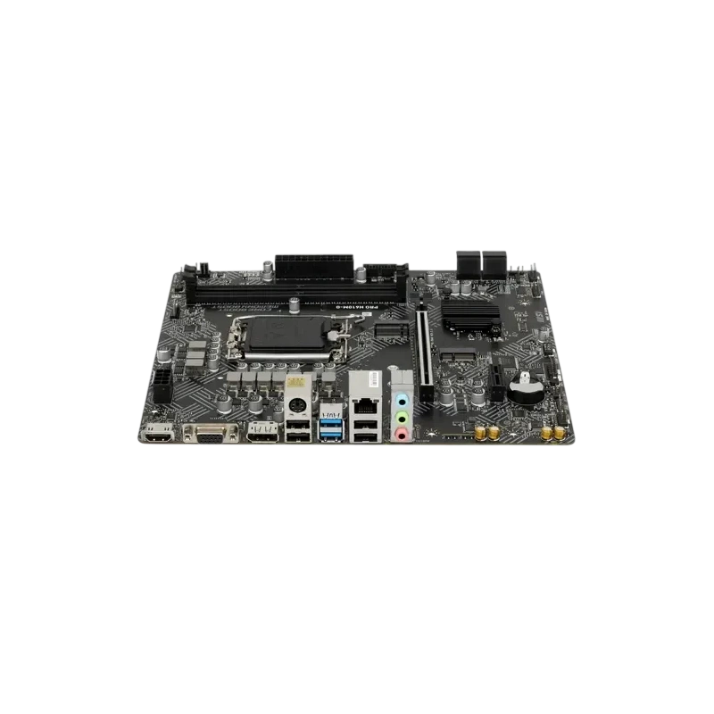 Материнская плата MSI PRO H610M-G 2 x кабель SATA, диск с ПО, документация, задняя планка