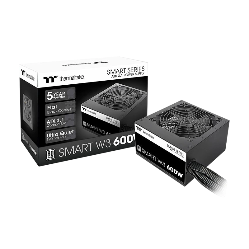 Блок питания Thermaltake 600W SMART W3 600 (PS-SPW-0600NNFAWE-1)