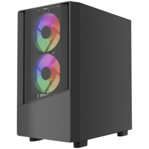 Компьютерный корпус Powercase Mistral Micro A15B FRGB Black (CMMA15B-L3)