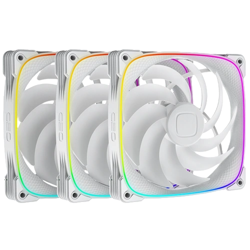 Комплект вентиляторов для корпуса Geometric Future Squama 2503W-14 ARGB White (1F2503W314000)