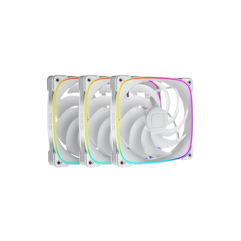 Комплект вентиляторов для корпуса Geometric Future Squama 2503W-14 ARGB White (1F2503W314000)