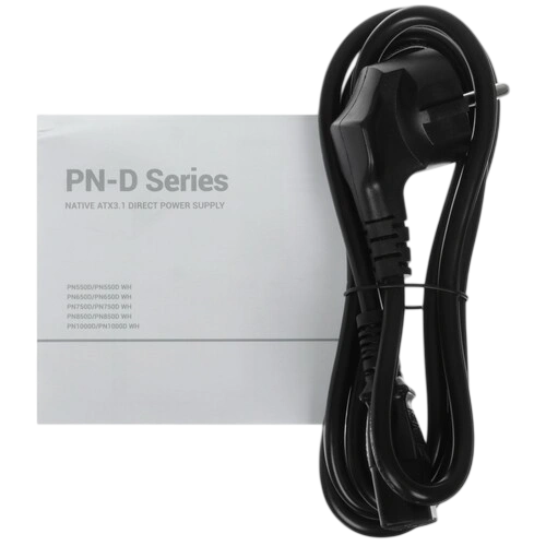 Блок питания Deepcool 850W PN850D (R-PN850D-FC0B-WGEU-V2) 16 Pin (PCIe 5.0 Connector Cable Details) документация, комплект кабелей, комплект крепежа
