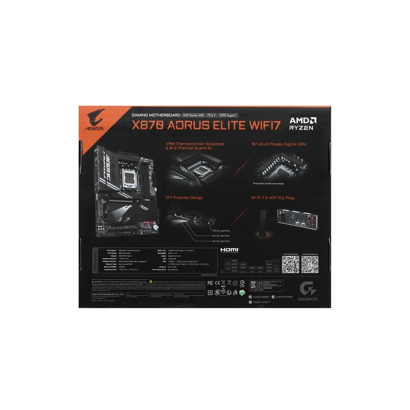 Материнская плата Gigabyte X870 AORUS ELITE WIFI7 документация