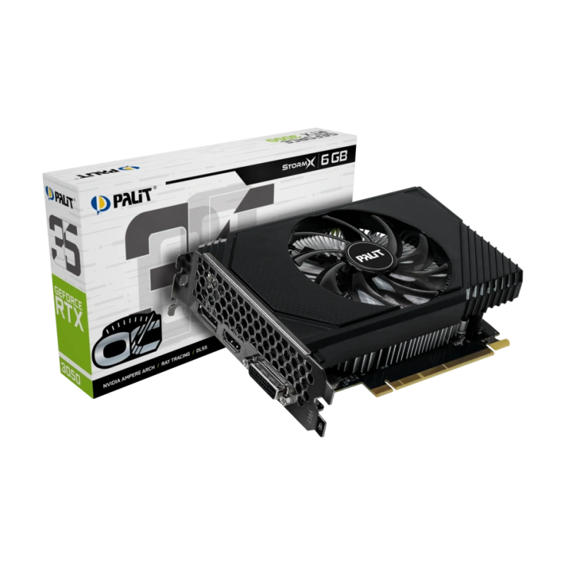 Видеокарта Palit (NE63050S18JE-1072F) GeForce RTX 3050 6GB STORMX OC