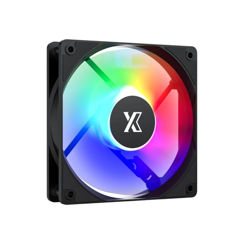 Вентилятор для корпуса XASTRA FC120B FRGB Black (FC120-1BF-SBP-GL)
