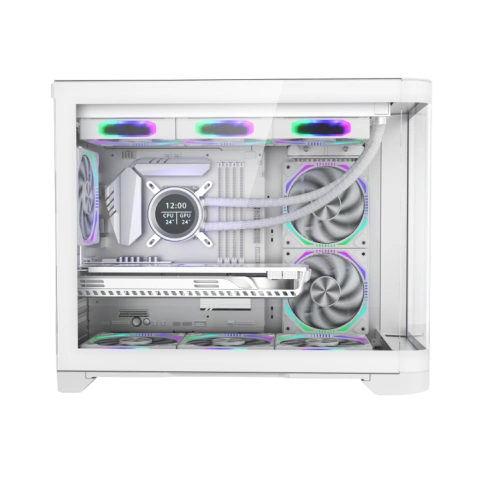 Компьютерный корпус 1STPLAYER UVIEW UV6 White (UV6-WH)