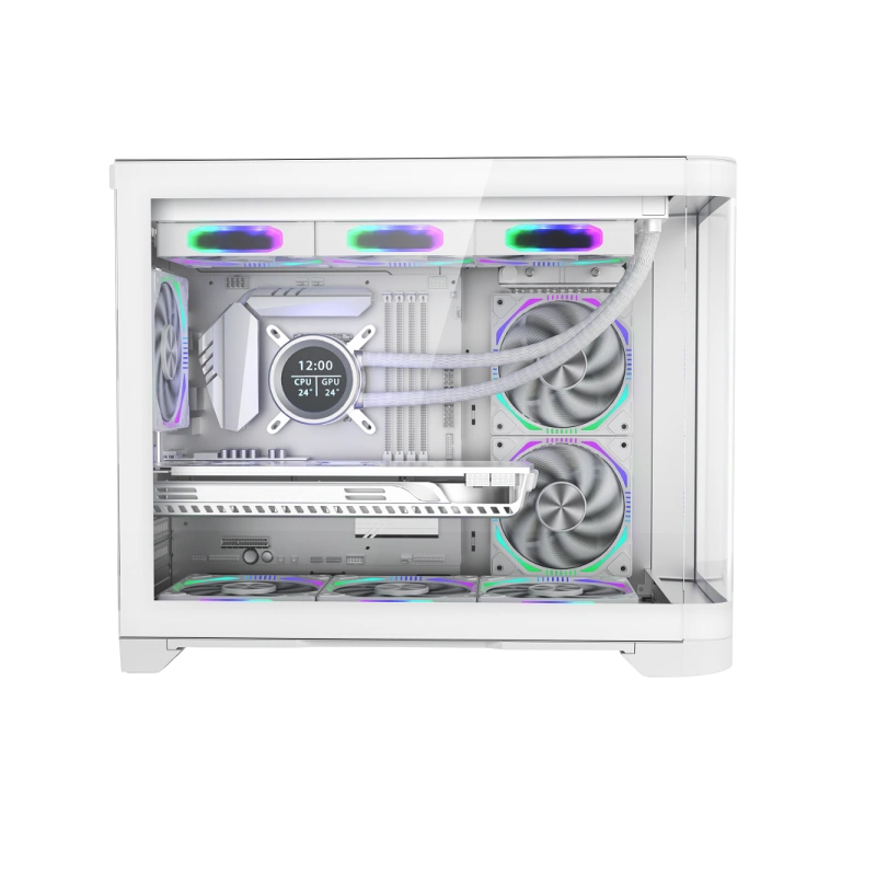 Компьютерный корпус 1STPLAYER UVIEW UV6 White (UV6-WH)