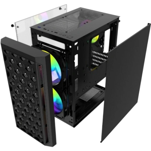 Компьютерный корпус Powercase Mistral Micro T3B Black (CMIMTB-L3)
