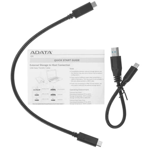 Внешний SSD ADATA XPG 2000 Gb SE880 Elite Titanium Grey External (AELI-SE880-2TCGY) BOX