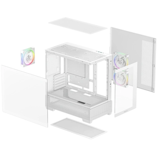 Компьютерный корпус Deepcool CG380 3F WH ARGB White